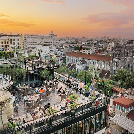Grand Hotel Du Lac Hanoi Exterior foto View of the rooftop bar