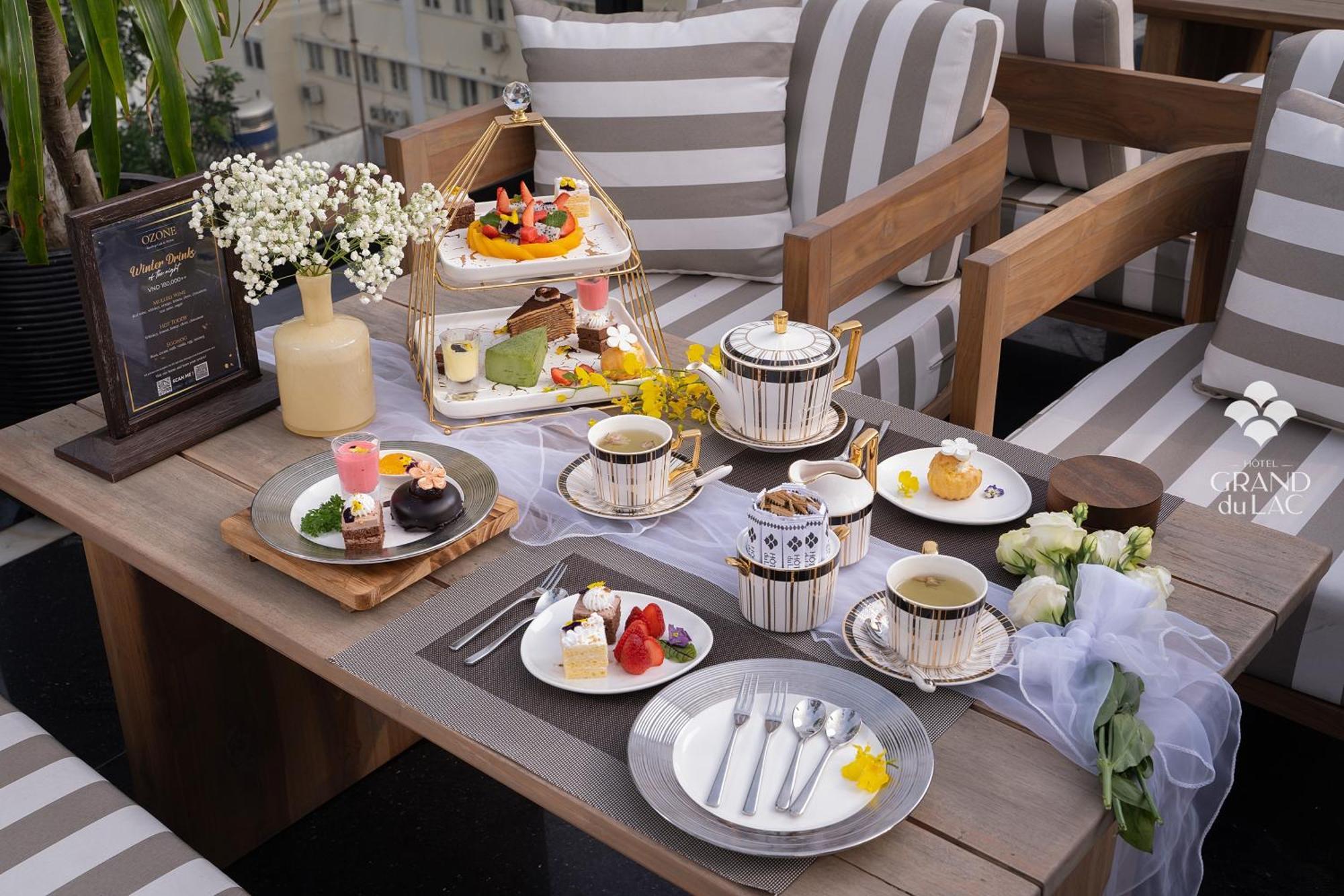 Grand Hotel Du Lac Hanoi Exterior foto Afternoon tea